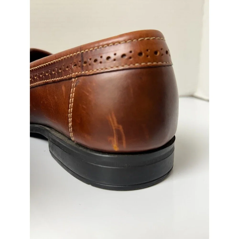 GH Bass Weejuns Kiltie Tassel Men's Loafer 10.5 D Brown